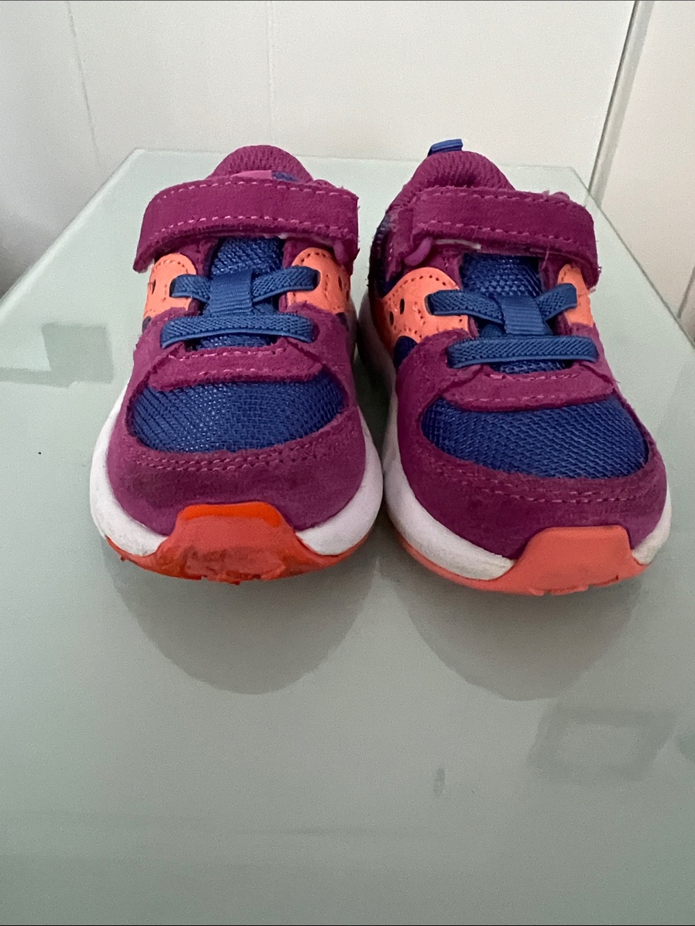Saucony Kids Purple, Blue & Orange Sneakers